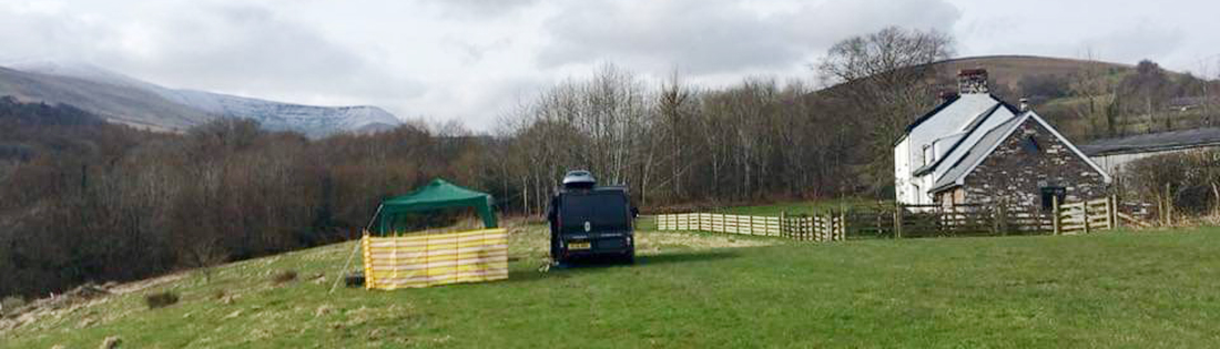 Camping at Pentwyn Farm